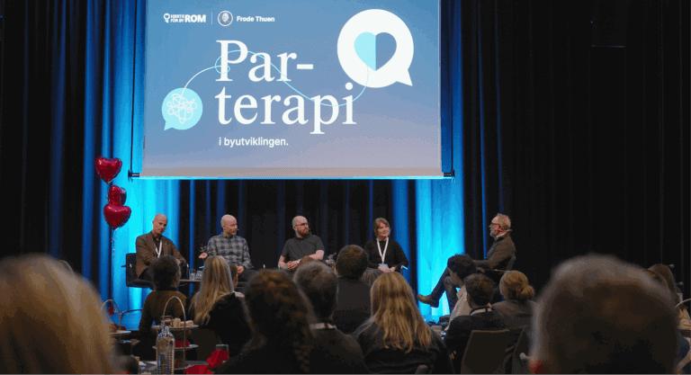 Hjerterom for byrom grafisk profil i bruk